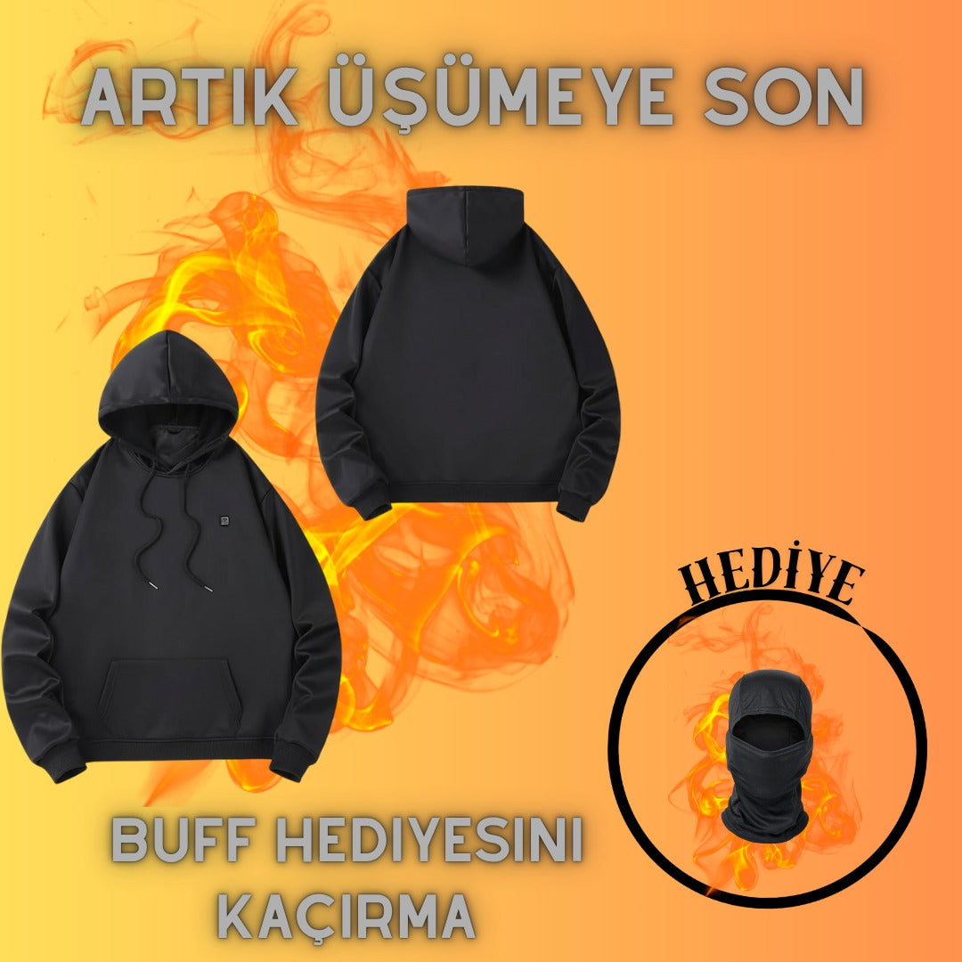 ThermaSweat — Isıtmalı Kapüşonlu Sweatshirt